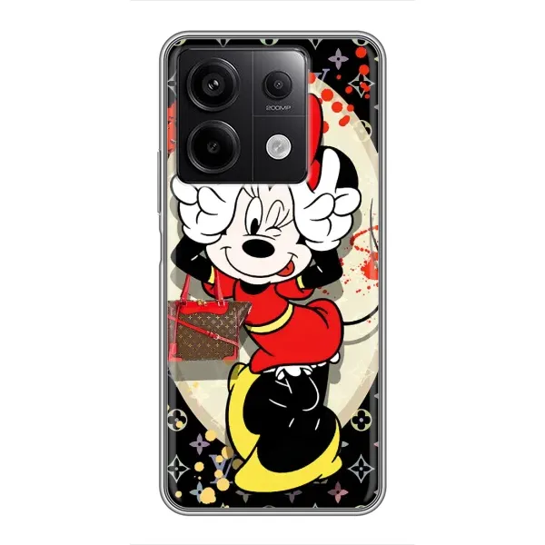 Чехол с принтом «Минни peace» для Xiaomi Redmi Note 13 (5G)