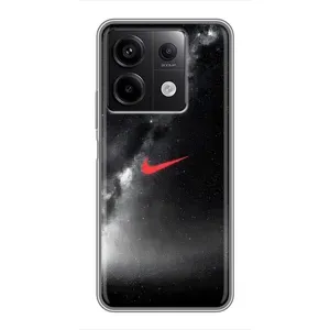 Чехол для Xiaomi Redmi Note 13 (5G) - с принтом Найк (AlphaPrint) (Найк красный)