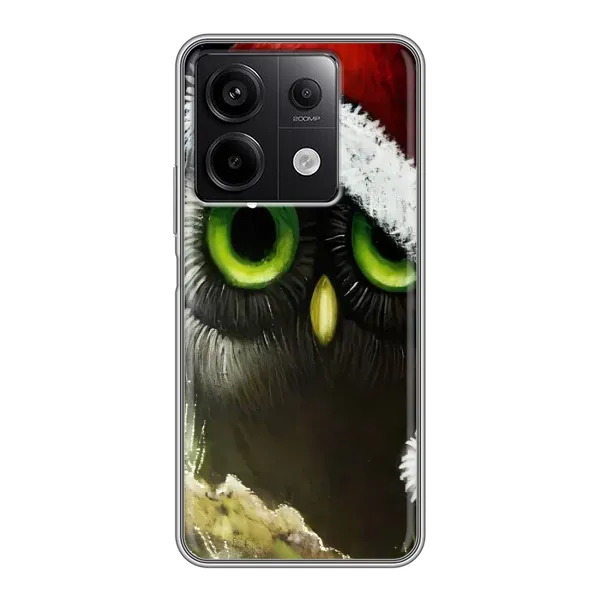 Чехол с принтом «Новогодняя Сова» для Xiaomi Redmi Note 13 (5G)