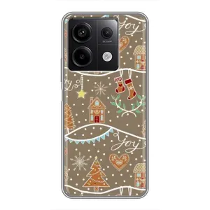 Новогодние, Праздничные Чехлы для Xiaomi Redmi Note 13 (5G) - 2024 год (Новогодние пряники)