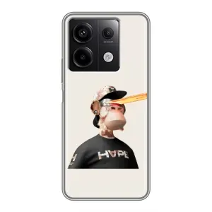 Чехлы с Обезьянами NFT для Xiaomi Redmi Note 13 (5G) (AlphaPrint) (обезьяна NFT в очках)