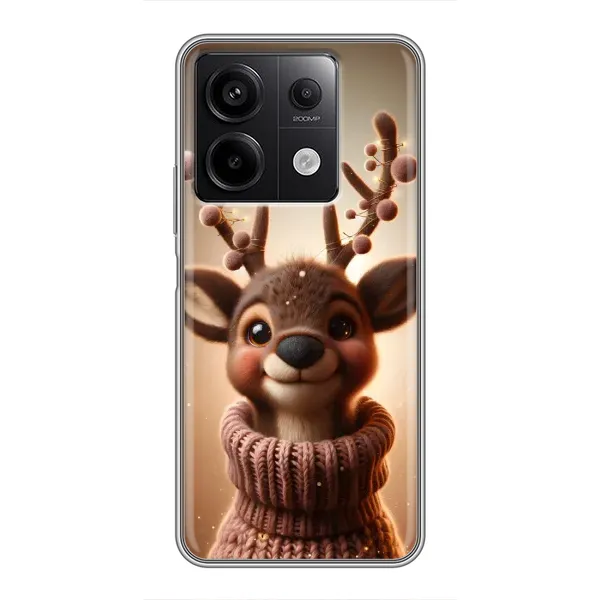 Чохол з принтом «Олень в светрі» для Xiaomi Redmi Note 13 (5G) Чохол з принтом «Олень в светрі» для Xiaomi Redmi Note 13 (5G)