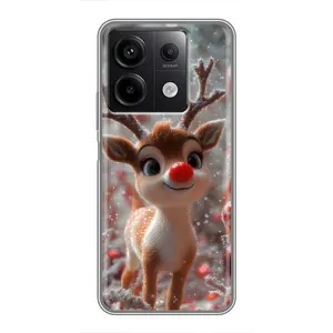 Яркий чехол для Xiaomi Redmi Note 13 (5G) с Зимними Оленятами