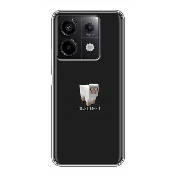 Чохол з принтом «Овечка Майнкрафт» для Xiaomi Redmi Note 13 (5G) Чохол з принтом «Овечка Майнкрафт» для Xiaomi Redmi Note 13 (5G)