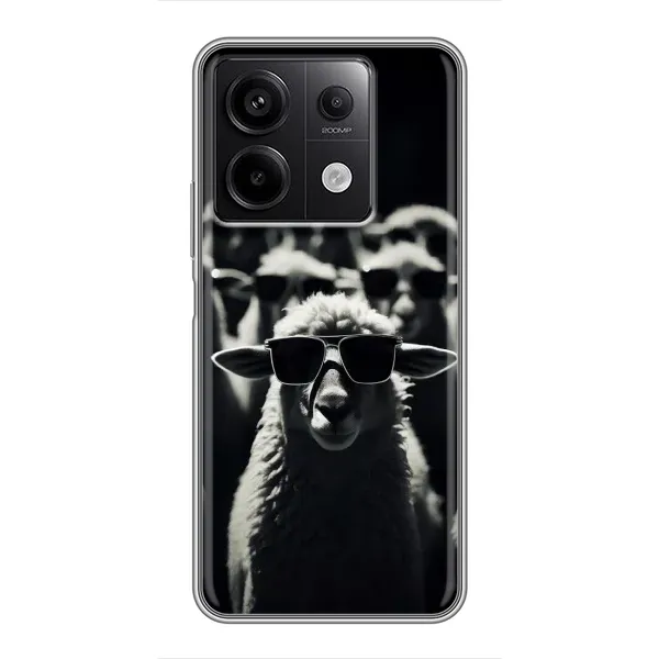 Чохол з принтом «Овечка в окулярах» для Xiaomi Redmi Note 13 (5G)