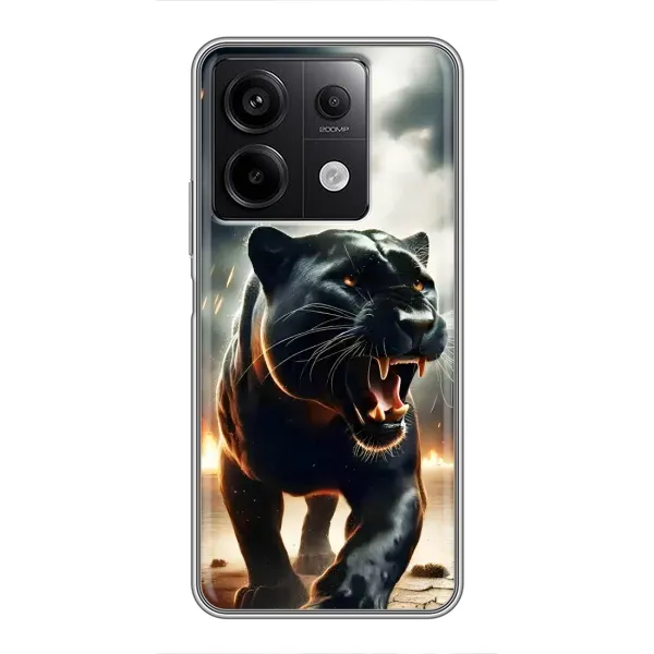 Чохол з принтом «Чорна пантера» для Xiaomi Redmi Note 13 (5G)