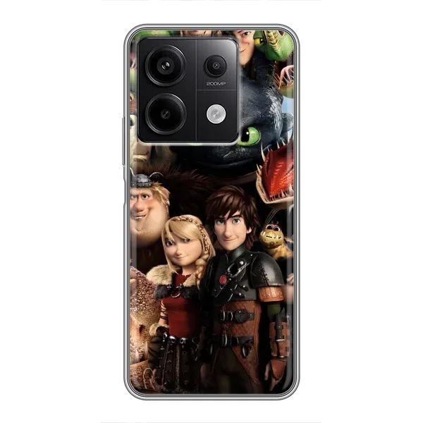 Чехол с принтом «Персонажи дракона» для Xiaomi Redmi Note 13 (5G)