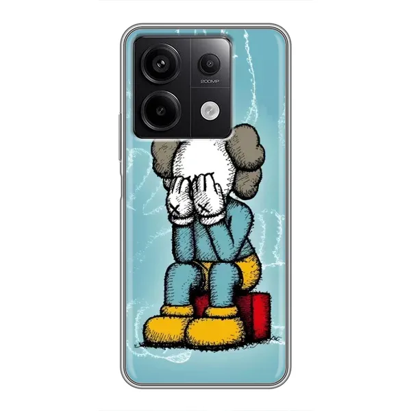 Чехол с принтом «Плач Bearbrick» для Xiaomi Redmi Note 13 (5G)