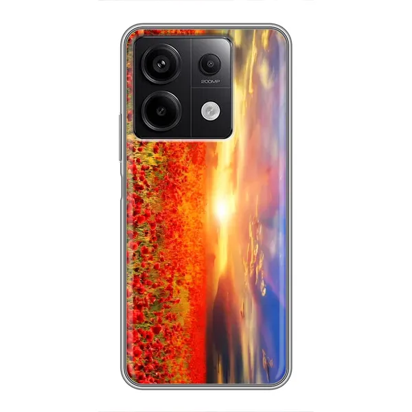 Чехол с принтом «Поле тюльпанов» для Xiaomi Redmi Note 13 (5G)