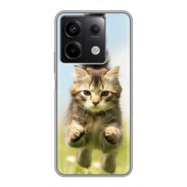 Чохол з принтом «Прижок кота» для Xiaomi Redmi Note 13 (5G) Чохол з принтом «Прижок кота» для Xiaomi Redmi Note 13 (5G)