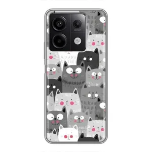 Чохли з Котиками для Xiaomi Redmi Note 13 (5G) (VPrint) (Мальовані котики)