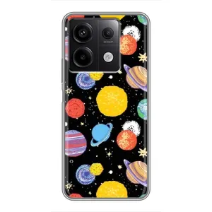 Чохол з принтом «Намальовані планети» для Xiaomi Redmi Note 13 (5G)