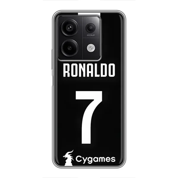Чехол с принтом «RONALDO 7» для Xiaomi Redmi Note 13 (5G) Чехол с принтом «RONALDO 7» для Xiaomi Redmi Note 13 (5G)