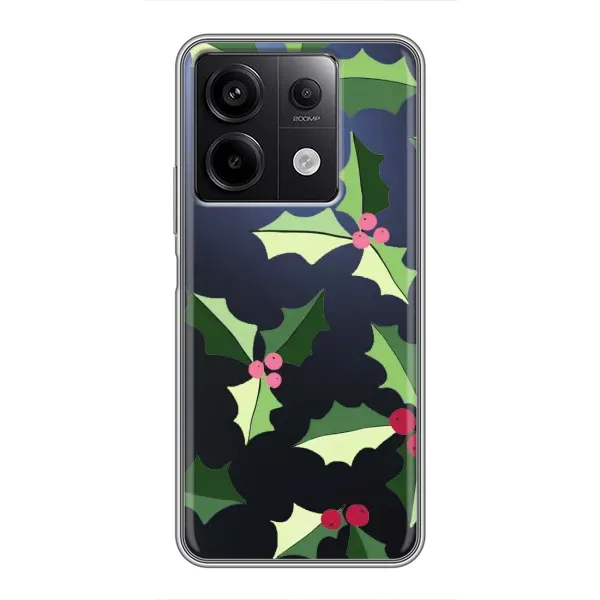 Чехол с принтом «Рождественский фон» для Xiaomi Redmi Note 13 (5G)