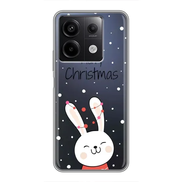 Чехол с принтом «Рождественский заяц» для Xiaomi Redmi Note 13 (5G)