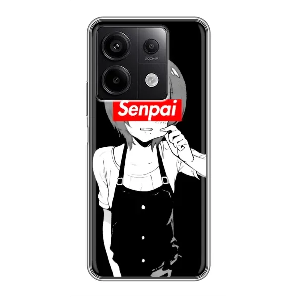 Чехол с принтом «Senpai» для Xiaomi Redmi Note 13 (5G)