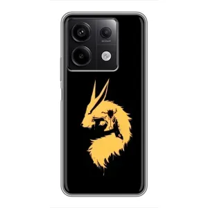 Чехол с принтом «силуэт Курама Наруто» для Xiaomi Redmi Note 13 (5G)