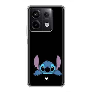 Чехол с принтом Стич на Xiaomi Redmi Note 13 (5G) (Стич на черном)