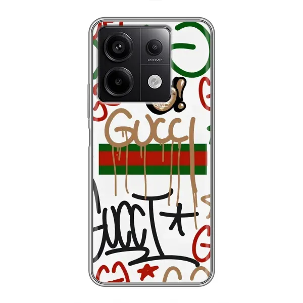 Чохол з принтом «Стиль GUUCI» для Xiaomi Redmi Note 13 (5G)