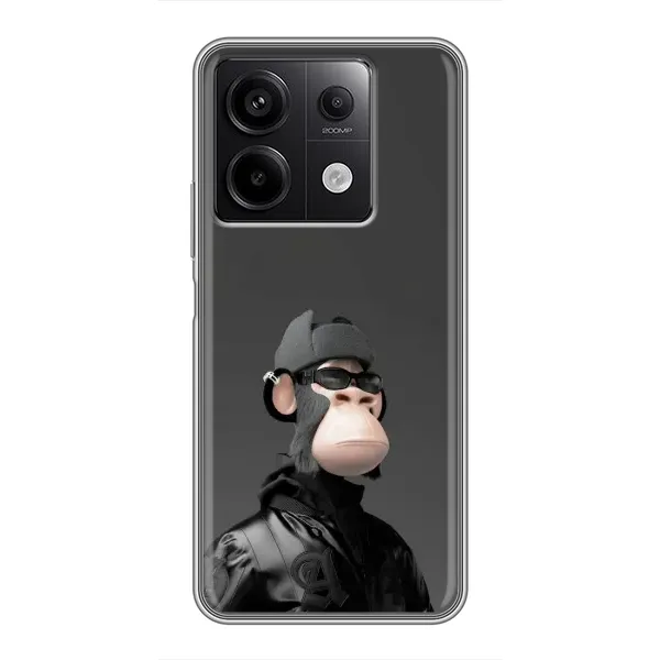 Чехол с принтом «стильная обезьяна NFT» для Xiaomi Redmi Note 13 (5G) Чехол с принтом «стильная обезьяна NFT» для Xiaomi Redmi Note 13 (5G)