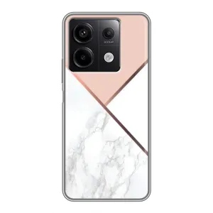 Мраморный чехол на Xiaomi Redmi Note 13 (5G) (VPrint) (Тройной мрамор)