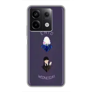 Чехлы Венсдей на Xiaomi Redmi Note 13 (5G) Уэнсдей (AlphaPrint) (Уэнздей и подруга)