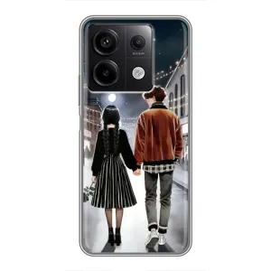 Чехол с дизайном Венздей 2 на Xiaomi Redmi Note 13 (5G) (Уэнздей и Тайлер)