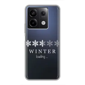 Зимні Чохли для Сяомі Редмі Нот 13 (5G) - прозорий фон (Winter loading)