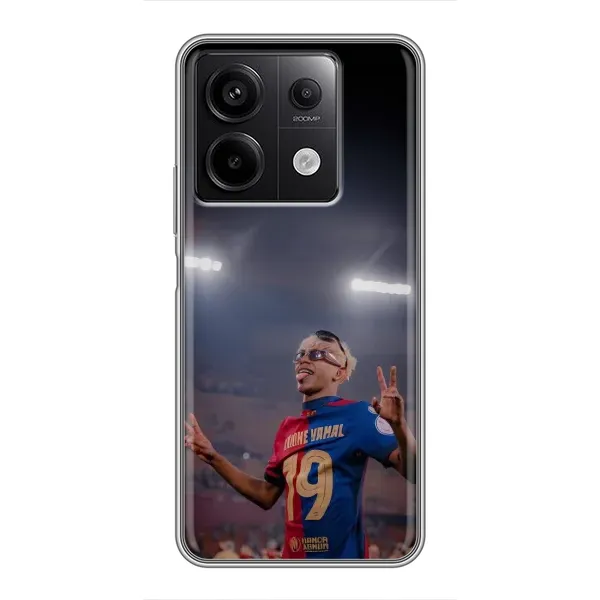 Чохол з принтом «Ямаль на стадіоні» для Xiaomi Redmi Note 13 (5G) Чохол з принтом «Ямаль на стадіоні» для Xiaomi Redmi Note 13 (5G)