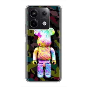 Чехол с принтом «Яркий Bearbrick» для Xiaomi Redmi Note 13 (5G)