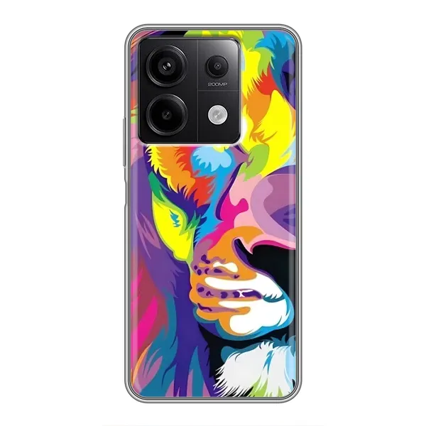 Чохол з принтом «Яскравий Лев» для Xiaomi Redmi Note 13 (5G) Чохол з принтом «Яскравий Лев» для Xiaomi Redmi Note 13 (5G)