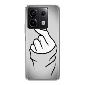 Чехол с принтом «Значок Love» для Xiaomi Redmi Note 13 (5G)