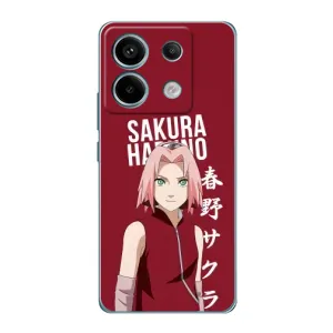 Чохли Персонажі Аніме Наруто для Xiaomi Redmi Note 13 Pro (5G) (AlphaPrint) (Аніме Сакура)
