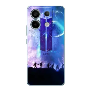 Чохли BTS для Xiaomi Redmi Note 13 Pro (5G) (AlphaPrint) (Army BTS)
