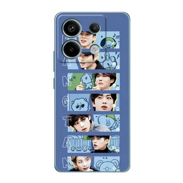 Чохол з принтом «Bangtan» для Xiaomi Redmi Note 13 Pro (5G) Чохол з принтом «Bangtan» для Xiaomi Redmi Note 13 Pro (5G)