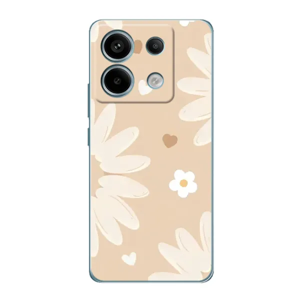 Чохол з принтом «Бежеві квіти» для Xiaomi Redmi Note 13 Pro (5G) Чохол з принтом «Бежеві квіти» для Xiaomi Redmi Note 13 Pro (5G)