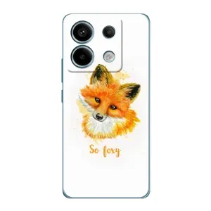 Чохли з картинкою Лисичка для Xiaomi Redmi Note 13 Pro (5G) (VPrint) (Дівчинка Лиса)