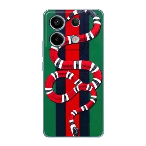 Чехлы ГУЧЧИ для Редми Нот 13 Про (5G) (AlphaPrint) (Gucci змия)