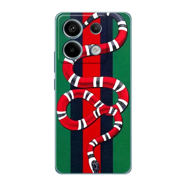 Чохол з принтом «Gucci змія» для Xiaomi Redmi Note 13 Pro (5G) Чохол з принтом «Gucci змія» для Xiaomi Redmi Note 13 Pro (5G)