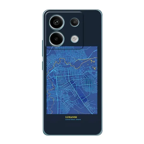 Чохол з принтом «Луганськ» для Xiaomi Redmi Note 13 Pro (5G)