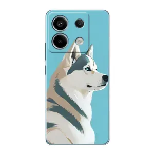 Чохол з Хаскі Xiaomi Redmi Note 13 Pro (5G) - (AlphaPrint) (Хаскі арт)