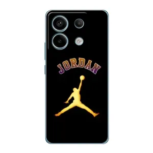 Чехлы для Xiaomi Redmi Note 13 Pro (5G) - с картинкой JORDAN (AlphaPrint) (Jordan Gold)