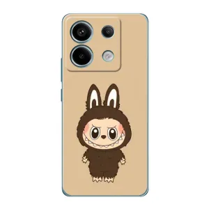 Чехол с Лабубу на Xiaomi Redmi Note 13 Pro (5G) (Bored Ape в красном)