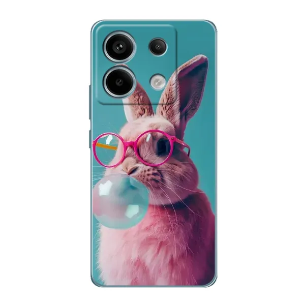 Чохол з принтом «Кролик в окулярах» для Xiaomi Redmi Note 13 Pro (5G) Чохол з принтом «Кролик в окулярах» для Xiaomi Redmi Note 13 Pro (5G)