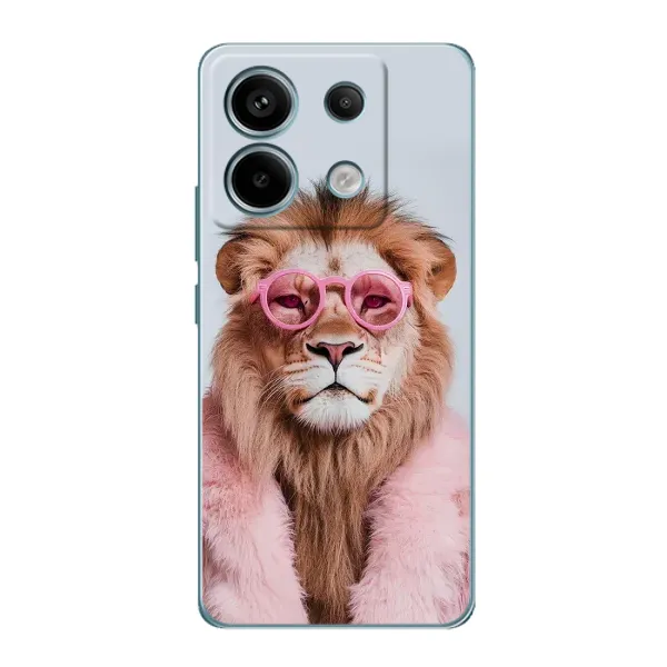 Чохол з принтом «Лев в окулярах» для Xiaomi Redmi Note 13 Pro (5G) Чохол з принтом «Лев в окулярах» для Xiaomi Redmi Note 13 Pro (5G)