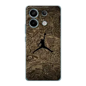 Чехлы для Xiaomi Redmi Note 13 Pro (5G) - с картинкой JORDAN (AlphaPrint) (Logo Jordan)