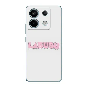 Чехол с Лабубу на Xiaomi Redmi Note 13 Pro (5G) (Лого Лабубу)