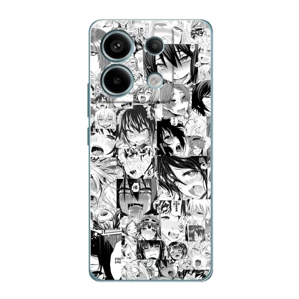 Чохол з принтом «Ahegao manga» для Xiaomi Redmi Note 13 Pro (5G)
