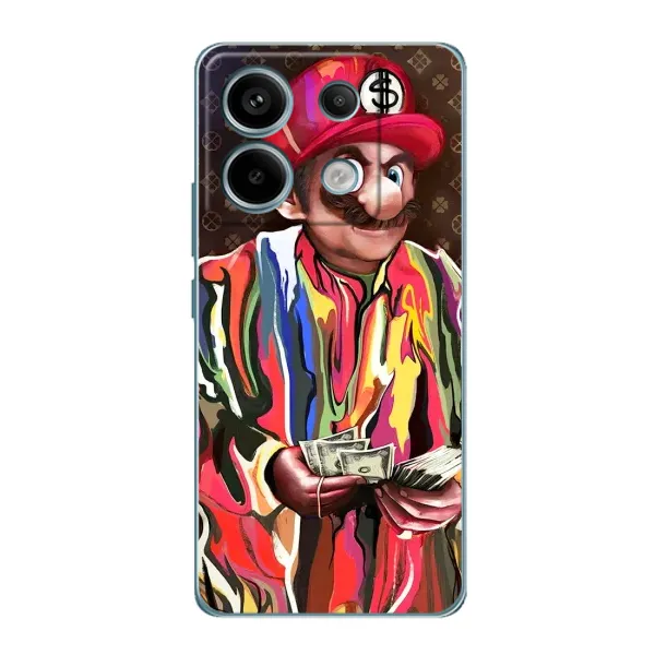 Чохол з принтом «Mario LV» для Xiaomi Redmi Note 13 Pro (5G)