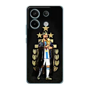 Чохли для Xiaomi Redmi Note 13 Pro (5G) (Leo чемпіон) (AlphaPrint) (Мессі Король)